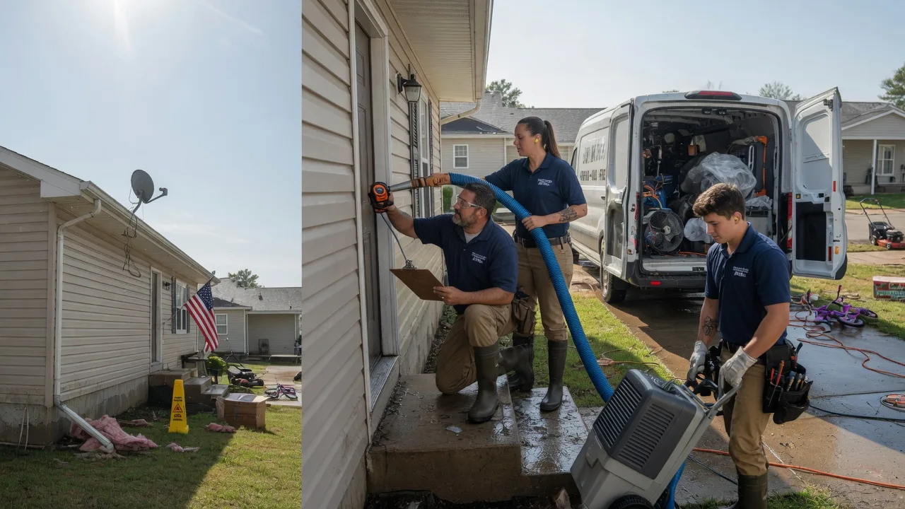 Ceiling Water Damage Restoration in Walton, IN near me